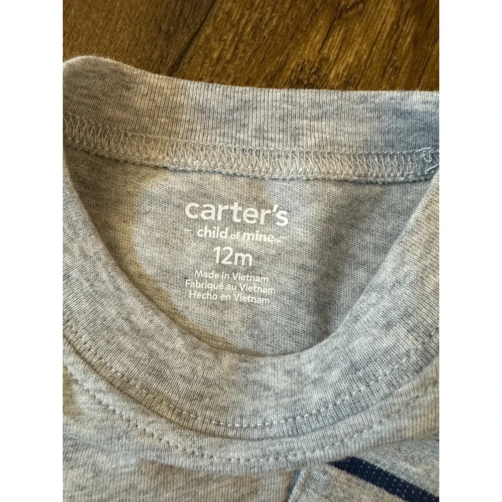Carters Baby Boy Outfit 12 Months Valentine's Day Shirt Pants‎ Dump Truck Hearts